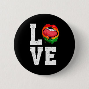 Ghana Flag Soccer Fan Love Ghanaian T Shirt 6 Cm Round Badge