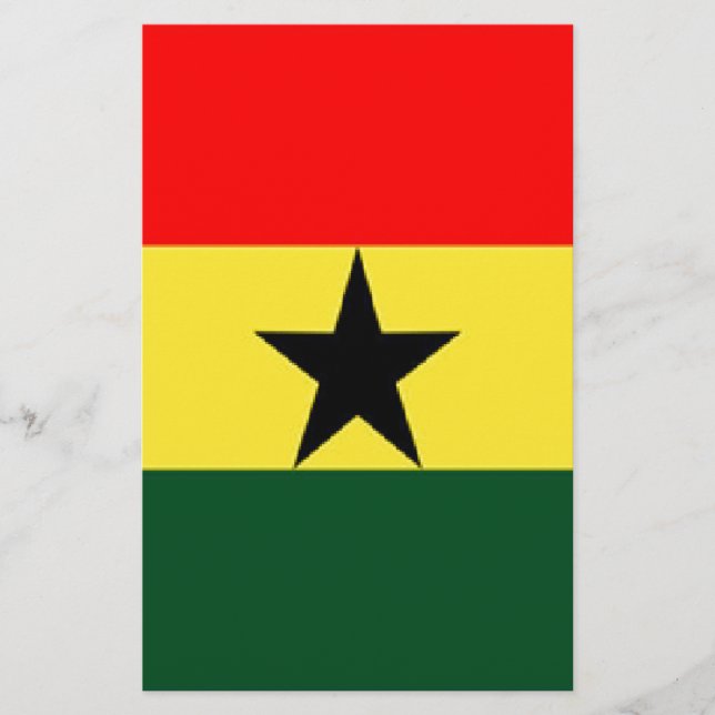 Ghana flag stationery (Front)