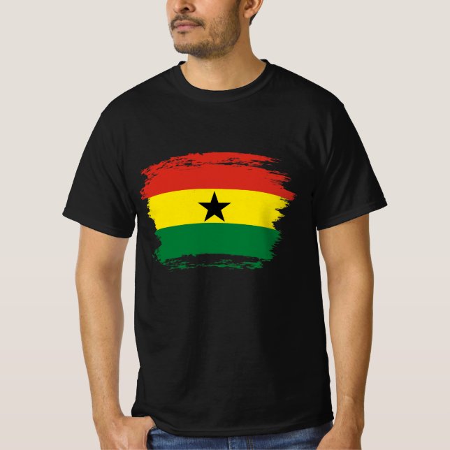 Ghana flag T-Shirt (Front)
