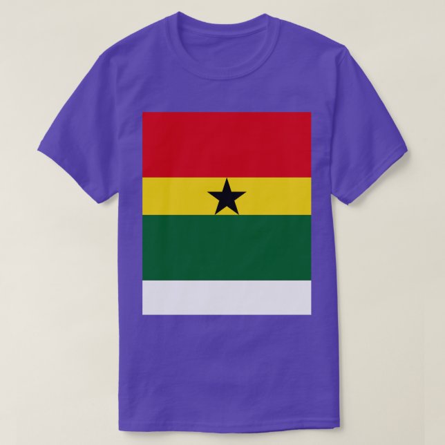 Ghana Flag T-Shirt (Design Front)