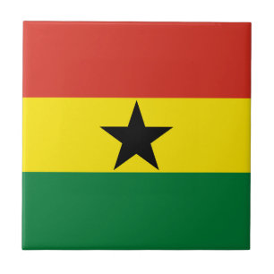 Ghana flag tile