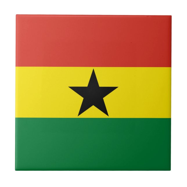 Ghana flag tile (Front)