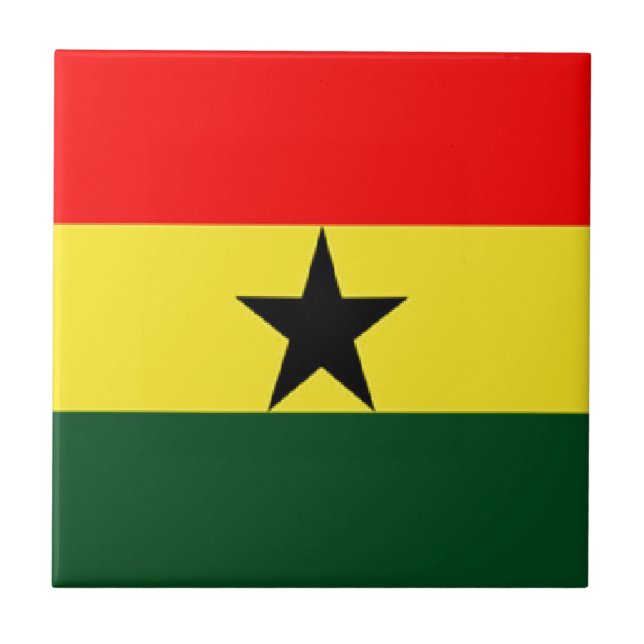 Ghana flag tile (Front)