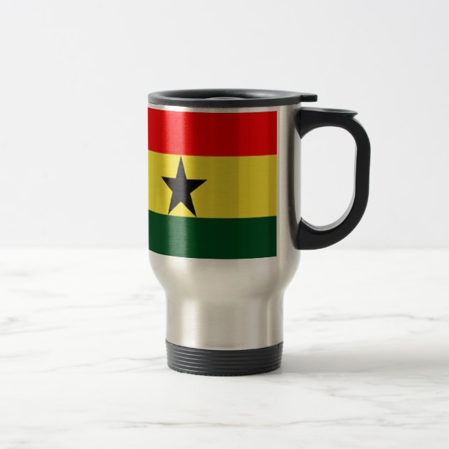 Ghana flag travel mug (Right)