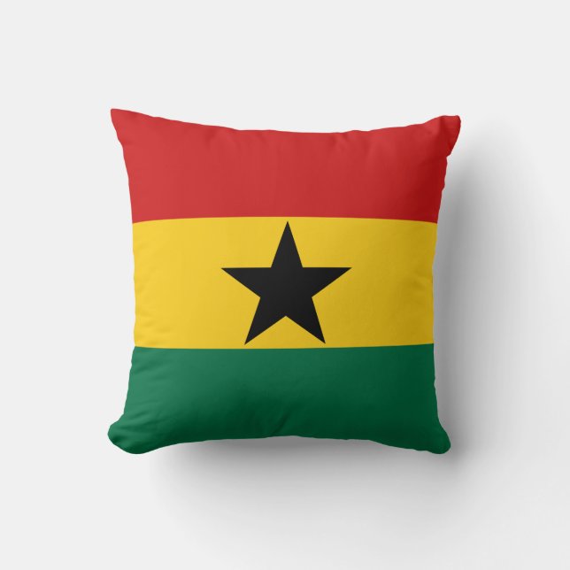 Ghana Flag x Flag Pillow (Front)