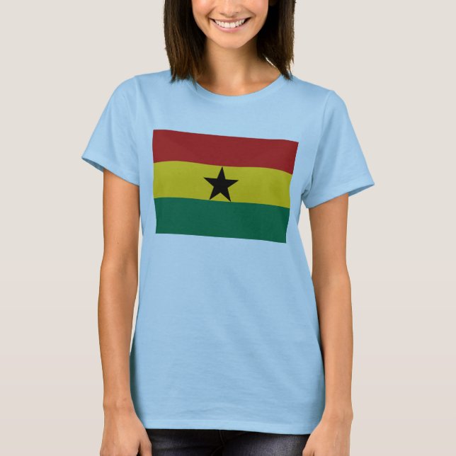Ghana Flag x Map T-Shirt (Front)