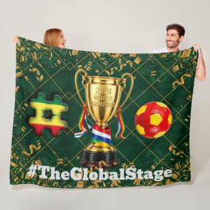 Ghana Football 2026 Global Games: Luxury Edition Fleece Blanket