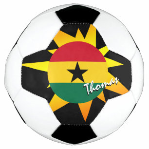 Ghana Football & Ghanaian Flag / BANG Soccer Ball