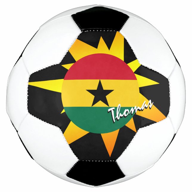 Ghana Football & Ghanaian Flag / BANG Soccer Ball (Front)