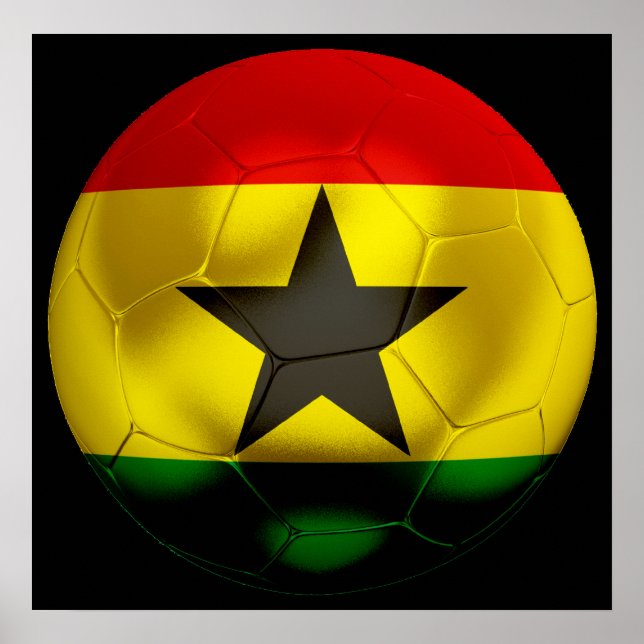 Ghana Football Poster (Front)