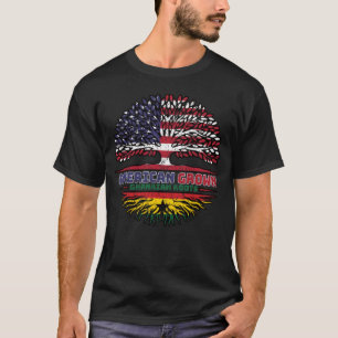 Ghana Ghanaian US American USA United States Tree T-Shirt