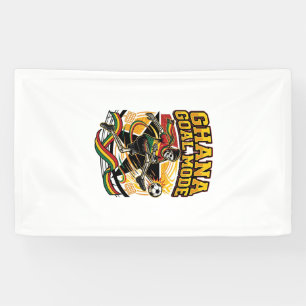 Ghana Goal Mode Skeleton Striker Nations Streetwea Banner