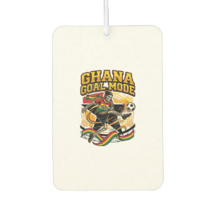 Ghana Goal Mode Skeleton Striker Nations Streetwea Car Air Freshener