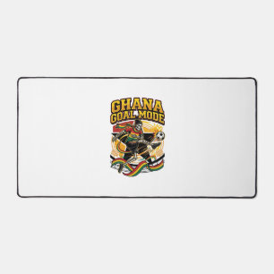 Ghana Goal Mode Skeleton Striker Nations Streetwea Desk Mat