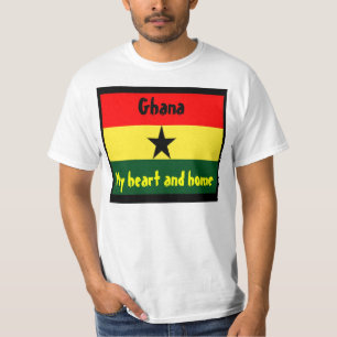 Ghana-heart and home t-shirts