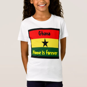 Ghana-home is forever kids t-shirts