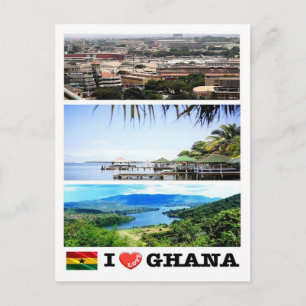 Ghana - I Love - Postcard