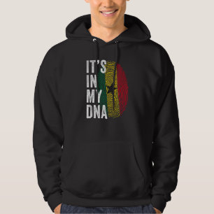 Ghana It's In My DNA Cute Ghanaian Fingerprint Gha Hoodie