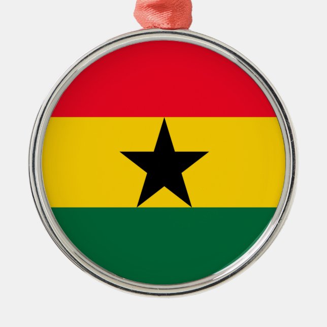 Ghana Metal Tree Decoration (Front)