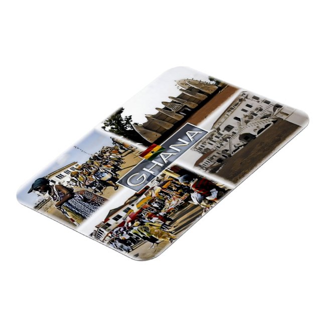 Ghana - Mosaic - Magnet (Left Side)