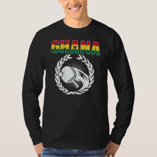 Ghana Ping Pong Ghanian Table Tennis Team Suppor T-Shirt