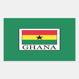Ghana Rectangular Sticker