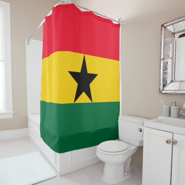 Ghana Shower Curtain (In Situ)