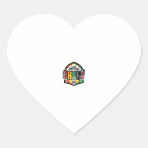 Ghana Soccer 2026 Soccer Bold Country Typography R Heart Sticker