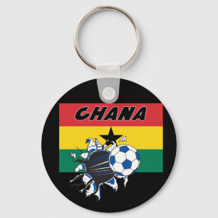 Ghana Soccer Futbol keychain