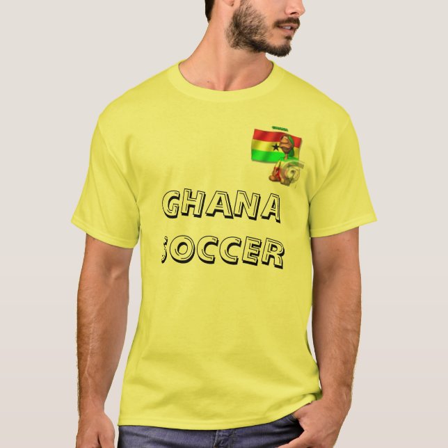 Ghana Soccer T-Shirt (Front)
