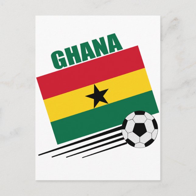Ghana Soccer Team Postcard (Front)