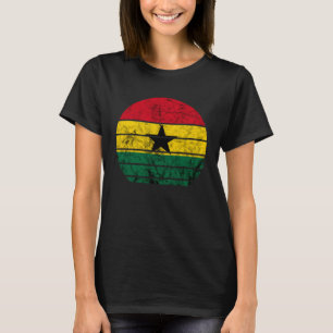 Ghana Sunset Ghanaian Flag African Roots Africa T-Shirt