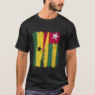 Ghana Togo Half Flag Ghanaian Togolese Roots T-Shirt
