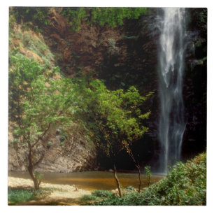 Ghana: Wli Falls, a.k.a. Agumatsa Falls (Volta Tile