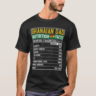 Ghanaian Dad Gifts Dad Hero Nutritional Father s D T-Shirt