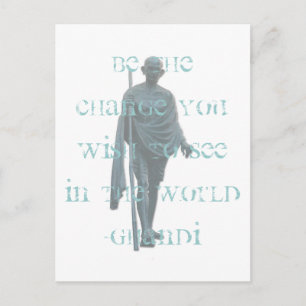 ghandi postcard