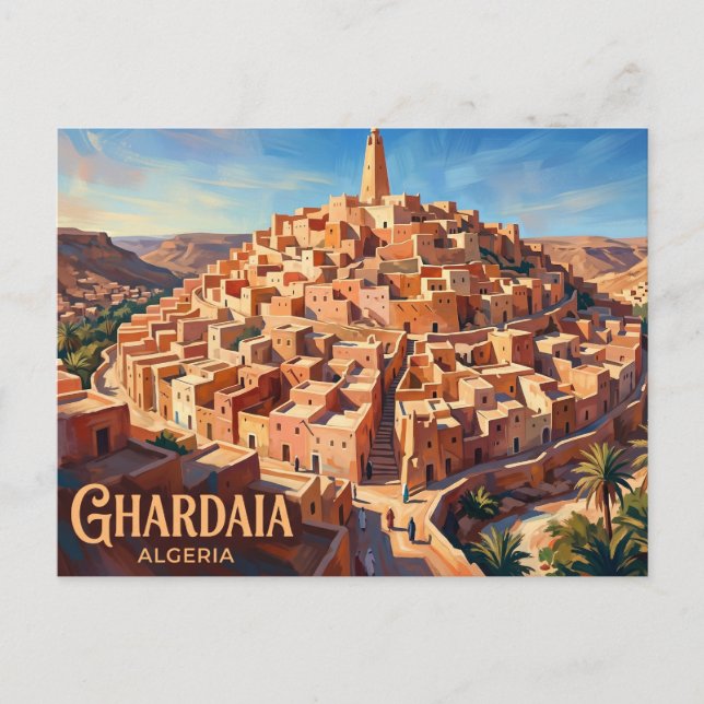 Ghardaia Algeria Postcard (Front)