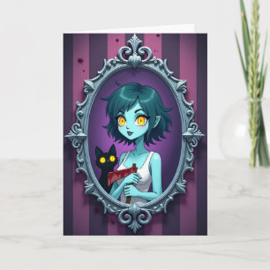 Ghastly Gaze Portrait Card