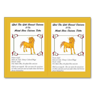 Ghel The Gold-Horned Unicorn Trading Card