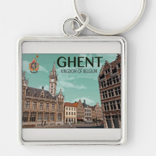 Ghent - Korenmarkt Key Ring