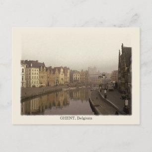 Ghent, Vintage Style Postcard