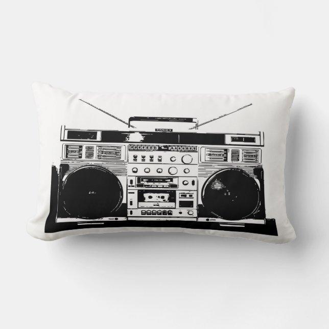 Ghetto Blaster Lumbar Cushion (Front)