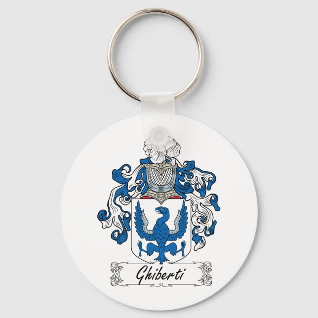 Ghiberti Family Crest Key Ring (Front)