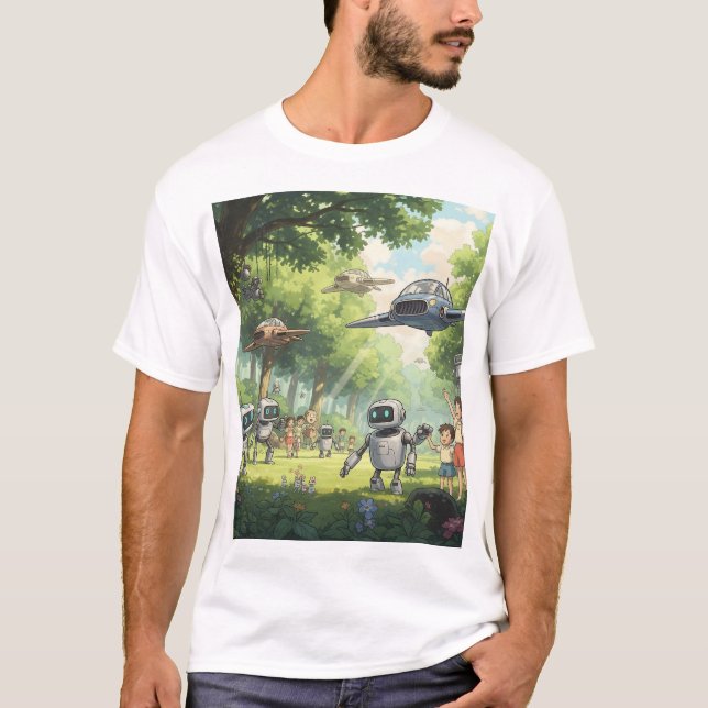  Ghibli art t shirt (Front)