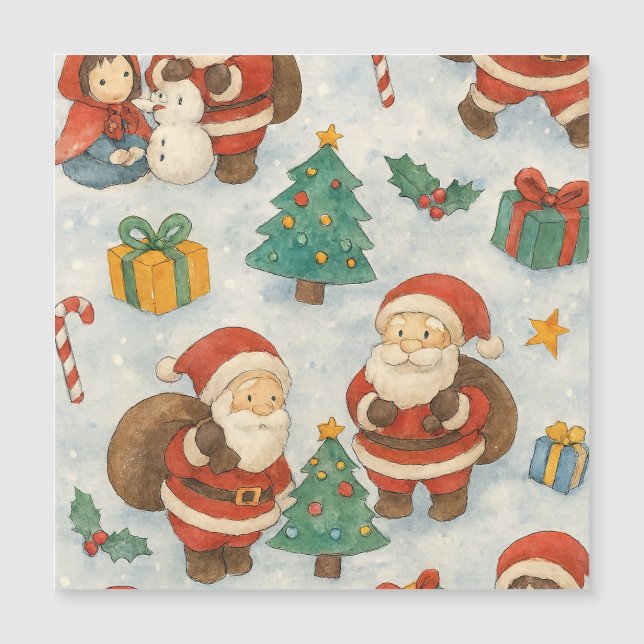 Ghibli-Style Christmas Pattern (Front)