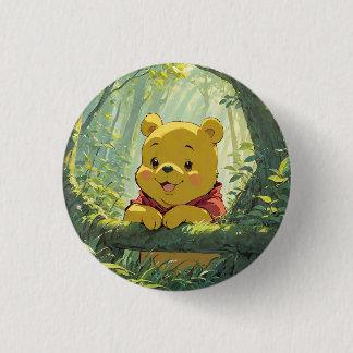 Ghibli Winnie the Pooh 1 3 Cm Round Badge