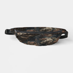 Ghillie Suit Rocky Terrain Pattern Bum Bags
