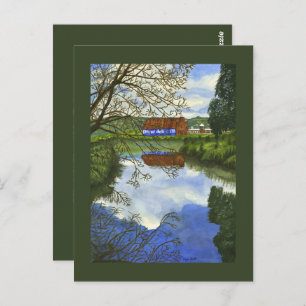 Ghirardelli Barn - Mini Collectable Prints Postcard