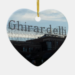 Ghirardelli Square- San Francisco Ceramic Tree Decoration