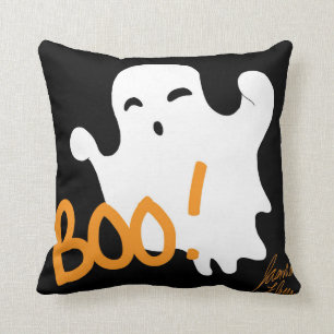 Ghost 1 Throw Pillow